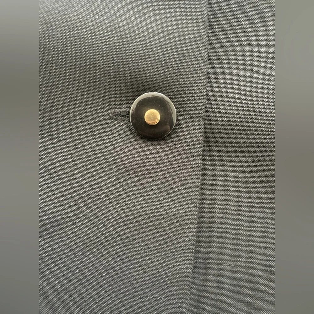 CHANEL black wool